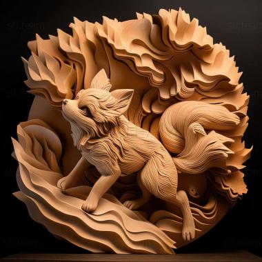 3D модель На Cloud Arcanine Rival Confrontation Отримайте Windie (STL)